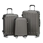 BEIBYE – BEIBYE Kofferset 3-teilig – Kabinenkoffer, Reisekoffer und X