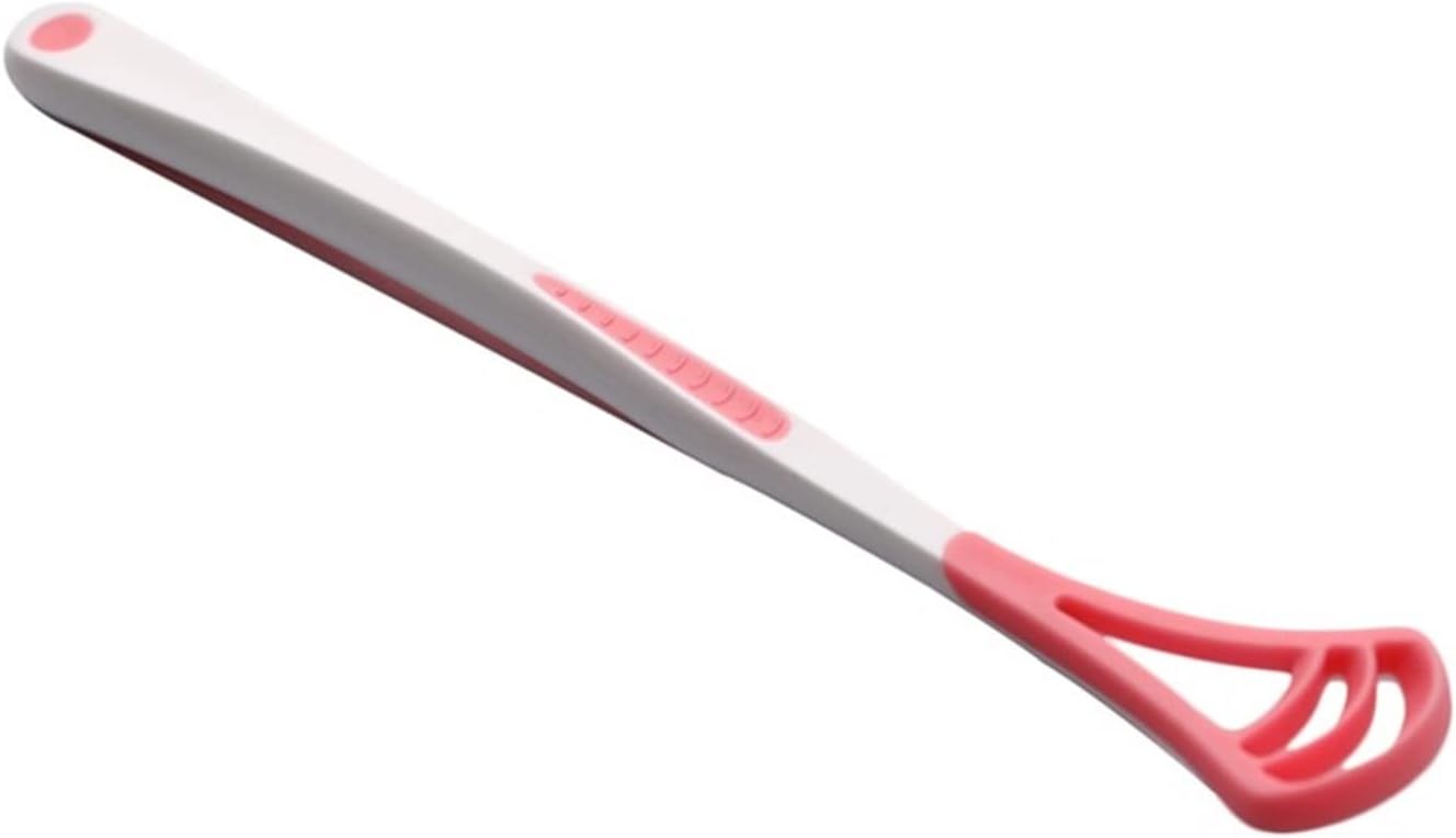 NFEGSIYA Tongue Scrape Portable Tongue Scraper Care Keep Fresh Breath Maker Manual Toothbrush (Color : Pink) : Health & Household