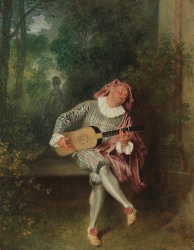 DQCJIYIGL póster con paisaje de Jean Antoine Watteau formato 60x90cm para decoración