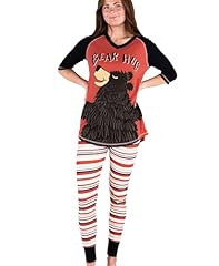 Bear Hug Pink Red Pajama Set