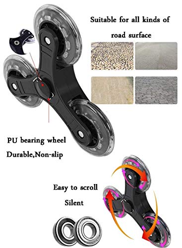 Old Person Shopping Trolleys , Einkaufswagen, Einkaufswagen, Rollwagen, Klappwagen, Anhänger, Wagen, tragbare, Haushalt, Kleinwagen, Klettern, Bauen, Schwarz Multifunktions – Bild 8