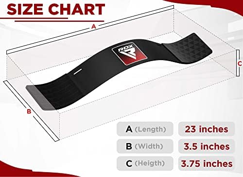 RDX Arm Blaster Biceps Triceps, 23 Fitness Curl Support Isolator, Weightlifting Bodybuilding Muscle Builder Big Arms Extension, Adjustable 42 Strap, 6mm Neck Pad, Curved Design, Thick Elbow Padding