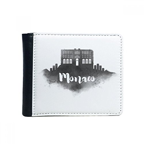 Cartera bifold para hombre con diseño de Mónaco en piel sintética DIYthinker