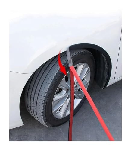 Pasos de rueda sin arañazos gracias al protector universal para guardabarros autoinstalable 3