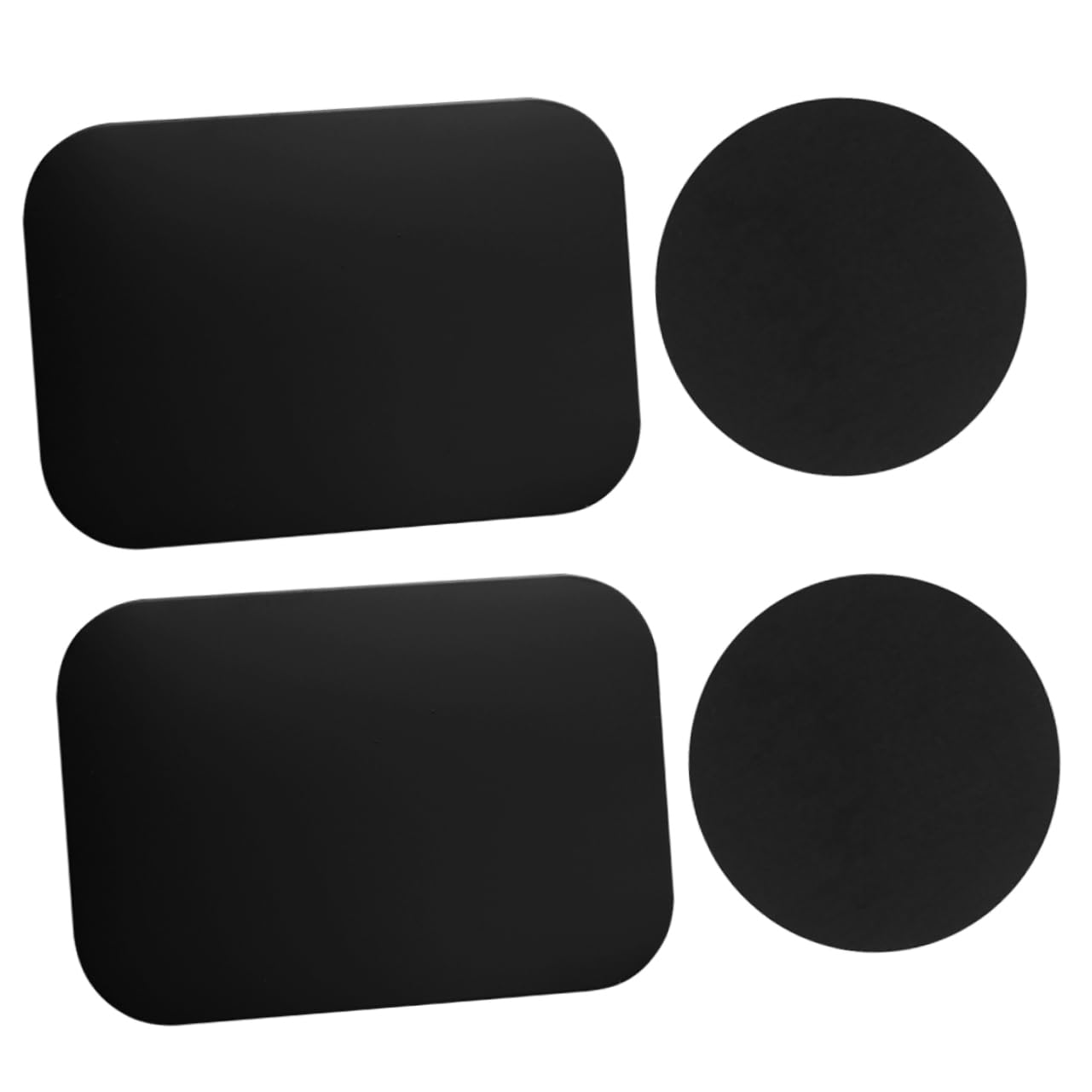 COLLBATH 4pcs Stainless Steel Phone Holder Phone Case Mount Magnets Metal Sticker for Cellphone Magnets Black Magnet