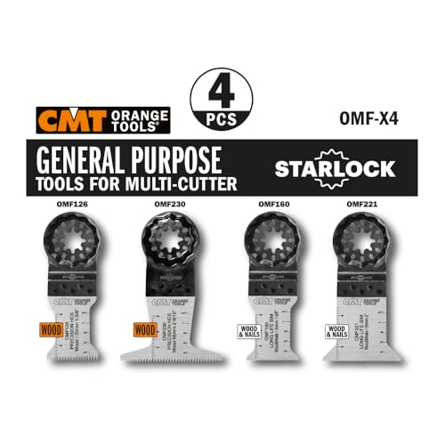 Accessoires CMT Orange Tools OMF-X4 pour outils multifonctions de rénovation - 4