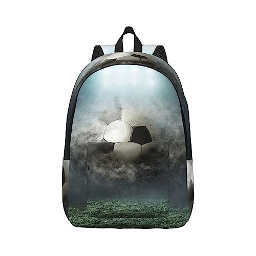 Sac à dos décontracté pour ordinateur portable foot noir S