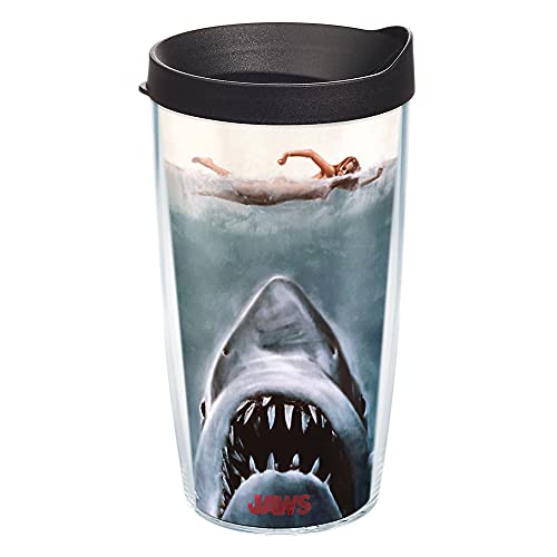 Tervis Universal Jaws Thermobecher, hergestellt in den USA, doppelwandig, isoliert, hält Getränke kalt und heiß, 473 ml, klassisch