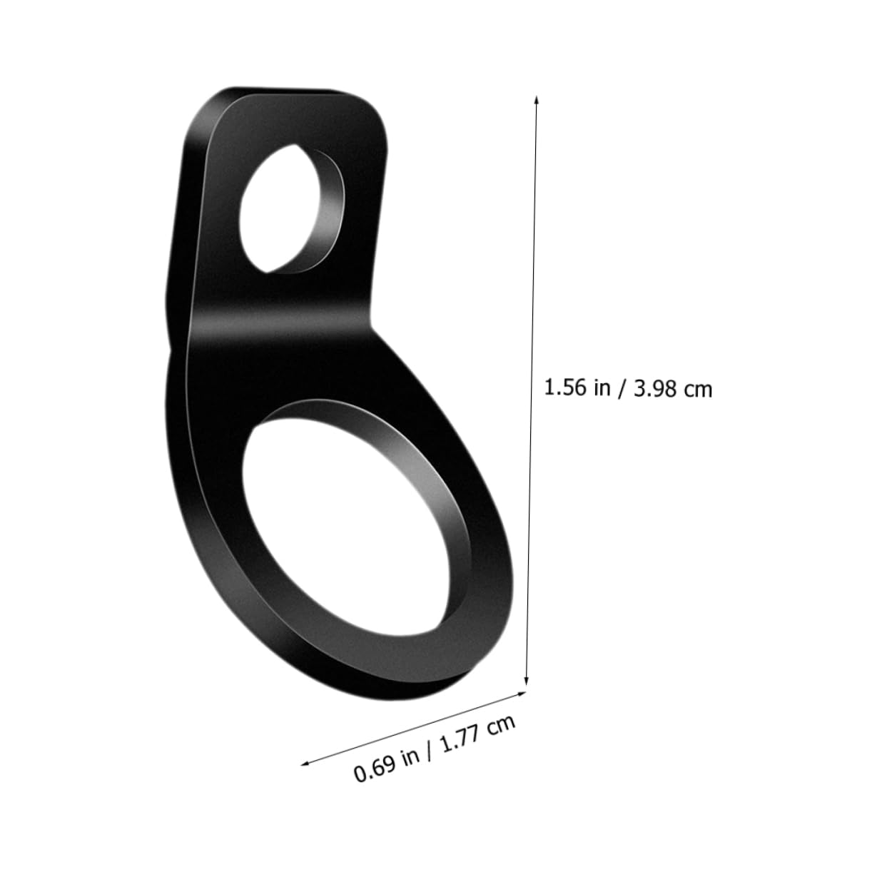 SHINEOFI 2 Series Ganchos Metalicos Llave Ganchos De Acero Anclajes De Amarre Para Cama De Camión Grandes Ganchos En S Atar Ancla Gancho De Ancla De Acero Inoxidable Negro 10 Piezas*2