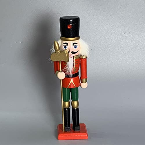 Boneco Quebra-Nozes 4X 18 cm Tradicional para Decoração de Ano Novo de Natal