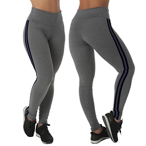 Kit com 2 Leggings Listras Suplex Click