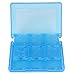 hou zhi liang Cartouche de Jeu Card Case, Box avec 16-in-1 Bleu Transparent Support pour Jeux Nintendo commutateur 1 pcs