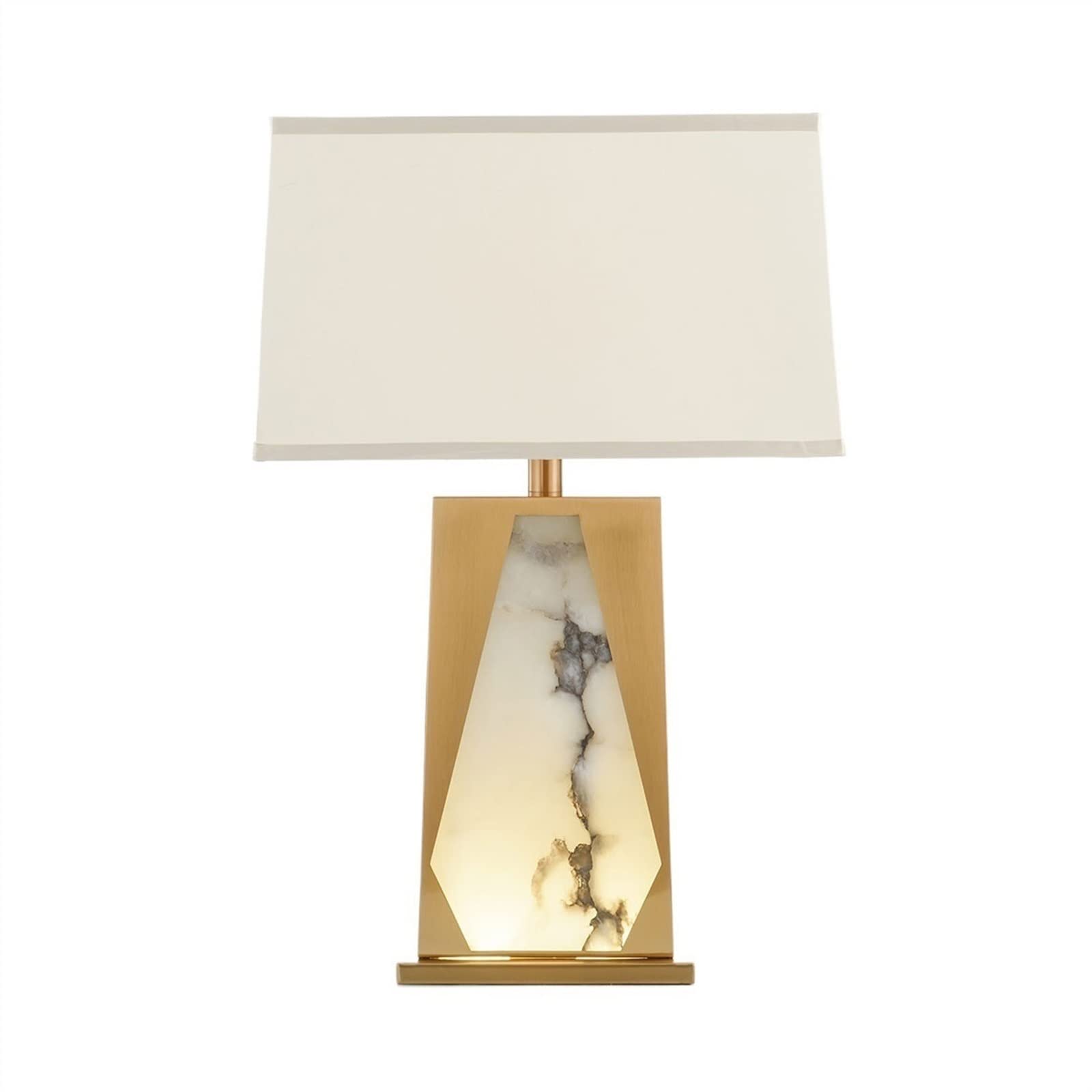 Affascinante Lampada da tavolo moderna in marmo di lusso decorativa for veranda, soggiorno, grande lampada comodino for camera letto Arredamento per la casa