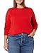 Amazon Essentials Women's Crewneck Sweater, Classic-Fit, Soft Touch, Long Sleeve, Plus-Size Available, Red, 5X