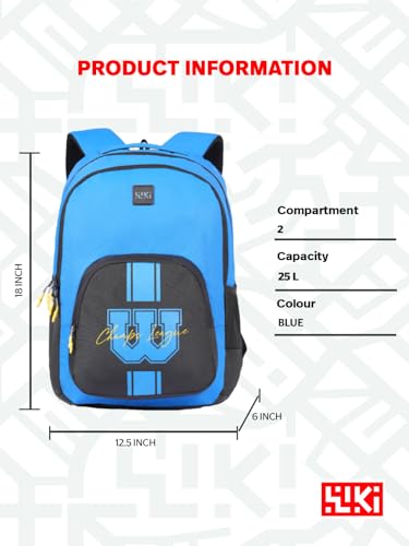 Image of Varsity Fresh Backpack, 25L, 2 Compartments, Front Organizer Pocket, Side Bottle Pocket, EVA Haul Loop, Lightweight School & College Bag