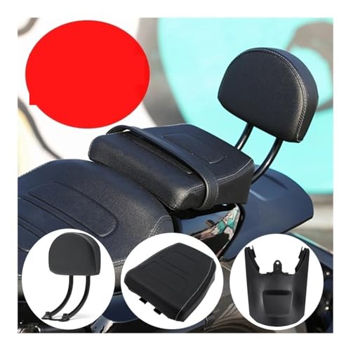 Dossier passager Sportster S 1250 RH en cuir PU noir confortable - 2
