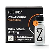 ZBiotics — Feel Better After Drinking, Wake Up Refreshed, Science-Backed, Patented Probiotic for Easier Mornings, Travel-Friendly, 3-Pack of 0.5 Fl Oz Bottles