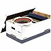 Bankers Box 12 Pack STOR/FILE Medium-Duty File Storage Boxes, FastFold, String and Button, Legal, White/Blue