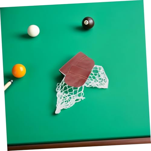 Redes de malla para billar duraderas con juego de 6 bolsillos reforzados para renovar mesas de bar 5