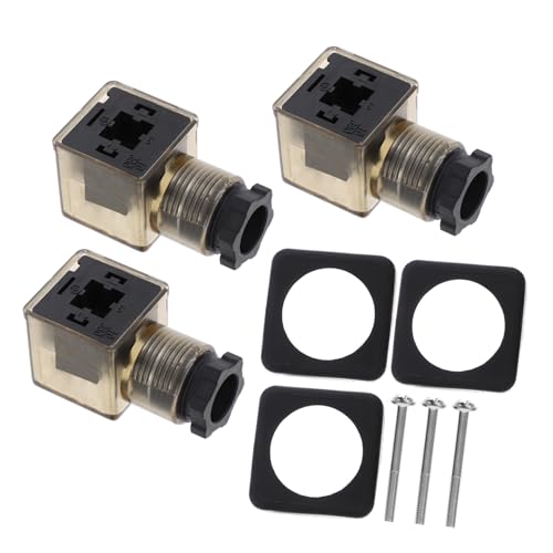 Caja de conexiones Din 43650A con conector de válvula solenoide CA 60-240V 7