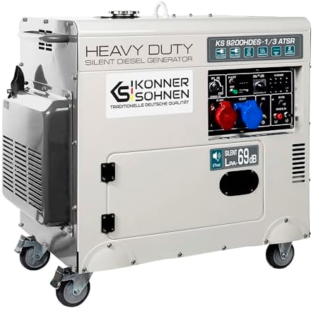 Könner & Söhnen KS 9200HDES-1/3 ATSR - Generador de corriente (mo...