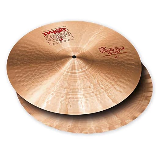 Paiste 15" 2002 Sound Edge Hi-Hat Cymbal pair (1063115)
