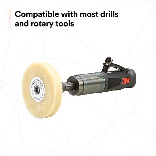 Cubitron 3M Stripe Off Wheel – Klebstoffentferner – Radiergummi – Entfernt Abziehbilder, Streifen, Vinyl, Bänder und Grafiken – 10,2 cm Durchmesser x 5/8 Zoll Dicke – 07499 – 1 Stück