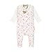 Produktbild Steiff Baby-Mädchen mit Rüschen und Teddybärprint Bekleidungsset, Beige (Cloud Dancer 1001), 74 (Herstellergröße:074)