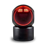 1D 2D QR Desktop Barcode Scanner, Symcode Omnidirectional Hands-Free Automatic USB Barcode Reader,...