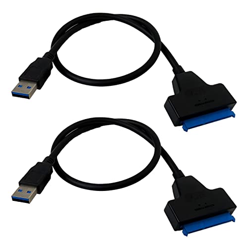 Cable adaptador USB 3.0 a SATA 2.5" HDD 2 piezas