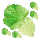 MAGICLULU 5pièces Laitue Artificielle Simulation Décoration Réaliste pour Photo Props M...