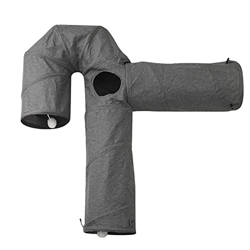 猫用トンネルチューブ インタラクティブ折りたたみ式穴 子犬用 小動物用 子猫用