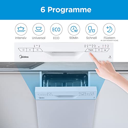 Miele Geschirrspüler Midea SF 3.45NW PRO 45 cm im Vergleich