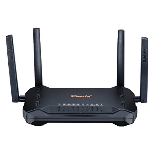 Kasda AC1200 Dual Band Gigabit WiFi Router, Long Range Wireless with High Gain 5dBi Antennas, Easy Setup via Smartphone (KW6516)