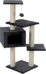 Trixie 43787 Pet Products Palamos Cat Tree, Dark Gray/Cream