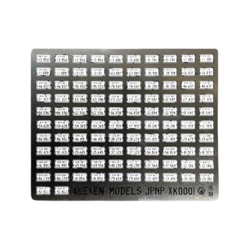 MiniPlates64 1/64 �i���o�[�v���[�g�Z�b�g ���{�ԕ� 51�䕪 �~�j�J�[�p �J�X�^���p�[�c FG-XK0001 [���s�A���i]