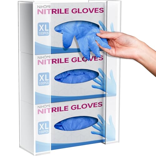 NiHome Handschuhspender für 3 Boxen