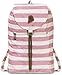 Produktbild Invicta Tagesrucksack, Backpack für Reise Ausflüge & Freizeit; für Damen & Herren, mit Hüftgurt & faltbar - rosa/weiß, zweifarbiges Muster, 8 LT, Extra leicht, MINISAC VINTAGE HERITAGE