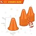 ZKNDRHJO 24 Pack 3.15 Inch Mini Cones for Sports Drills,Agility & Footwork Practice,Portable Small Cones for Indoor Outdoor Soccer,Basketball,Team Activities
