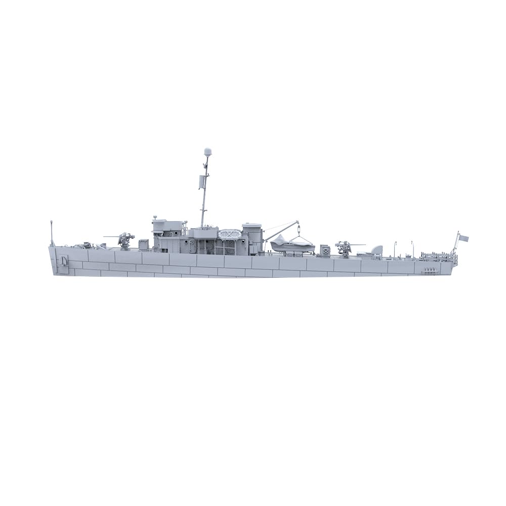 MRY-SFW SSC144599-A 1/144 zestaw do budowy modelu wojskowego USS PC-461 klasa Carmi Sub-Chaser Segmentowany kadłub
