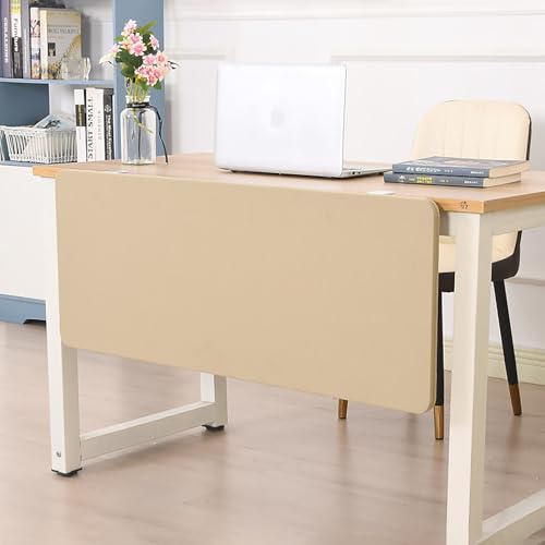 Cloison de séparation de bureau insonorisée beige pour poste de travail