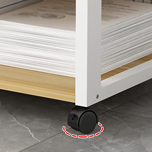 LICONG-2019 Suporte de impressora Rack de armazenamento de CPU multifuncional de 3 camadas com rodas