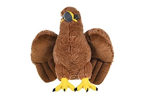 Wild Republic Golden Eagle, Cuddlekins, Stuffed Animal, 12 inches, Gift for Kids, Plush Toy, Fill is Spun Recycled Water Bottles - Image 2