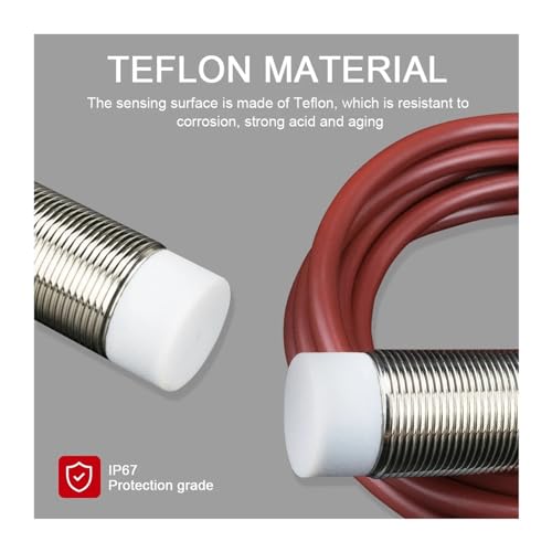 Sensor M18 PNP NC resiste alta temperatura 150 grados para industria 5