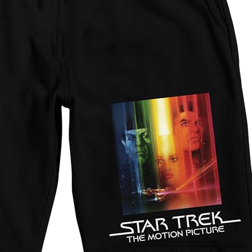 Bioworld Star Trek The Motion Picture Men's Black Sleep Pajama Shorts2