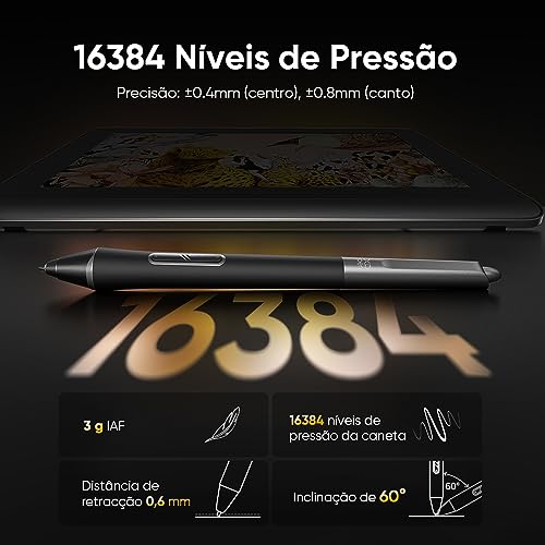 Image of XPPen Artist Pro 16 (Gen 2) 16 Inch Drawing Display, Full-Laminated Screen, X3 Pro Stylus, 16384 Pressure Levels, Includes Bluetooth Express Key Remote, Supports Mac /Windows /Linux /Android - Black