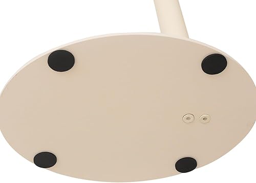 Miniatura 6 de Mesa auxiliar de sofá con parte superior de mármol, base de hierro robusta con elegante diseño redondo para sala de estar y dormitorio, fácil