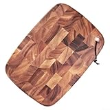 Photo Gallery niceminiwall tagliere in legno di acacia con corda per appenderlo, tagliere da cucina antiscivolo su entrambi i lati, grana del legno naturale di alta qualità (40 x 28 x 2,5 cm) Photo Gallery niceminiwall tagliere in legno di acacia con corda per appenderlo, tagliere da cucina antiscivolo su entrambi i lati, grana del legno naturale di alta qualità (40 x 28 x 2,5 cm)
