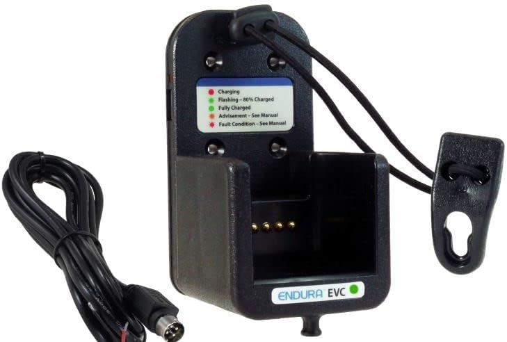 Our Very Best Single Cup Endura EVC in-Vehicle 12/24 VDC Portable Radio Charger. Fits: Motorola Brand APX6000 / APX6000XE / APX8000 / APX8000XE / SRX2200 Radios