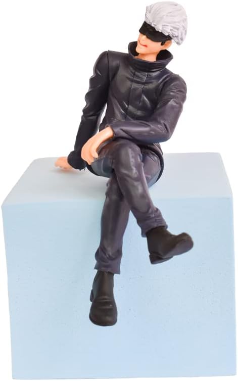 Gojo Satoru Action Figure โ Stylish Jujutsu Kaisen Anime Collectible for Desk, Shelf, Car & Home Decor | Lightweight Durable PVC Figure for Anime Fans & Collectors
